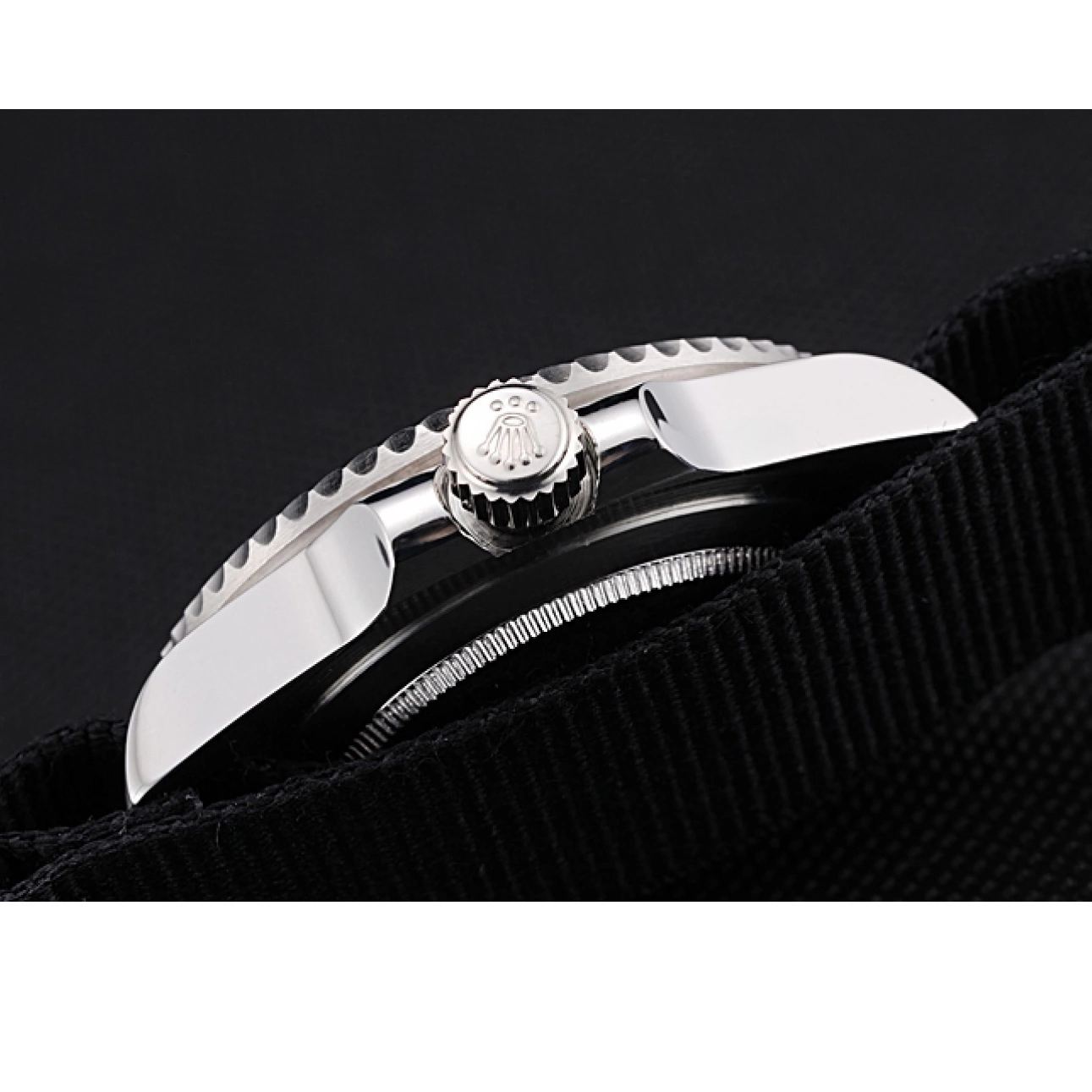 Aaa replica watch 621386 Submariner Fabric Black rl424 STEALTH Band MK IV Rolex 0817